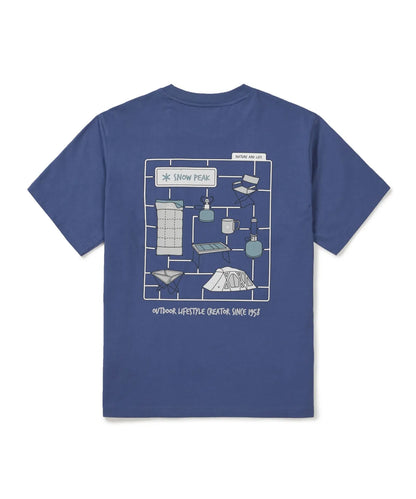 [BTS V Pick] 26SS Snow Peak Cotton Camping Short Sleeve T-shirt