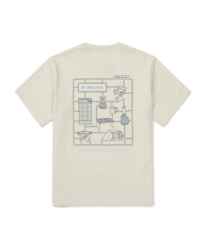 [BTS V Pick] 26SS Snow Peak Cotton Camping Short Sleeve T-shirt