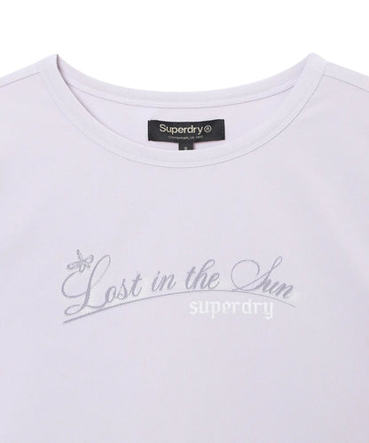 [Illit Pick] SUPERDRY Women's Cap Sleeve T-shirt