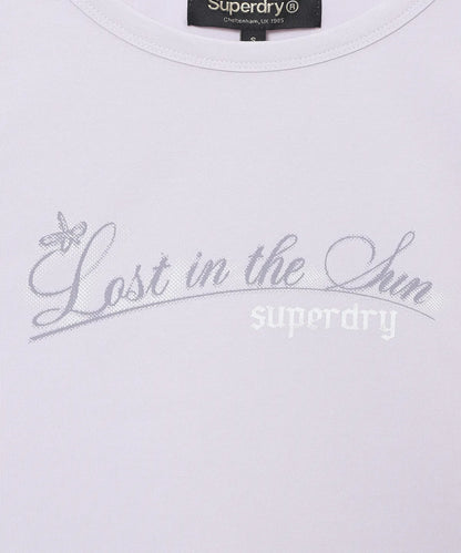 [Illit Pick] SUPERDRY Women's Cap Sleeve T-shirt