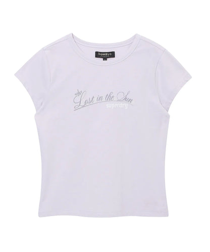 [Illit Pick] SUPERDRY Women's Cap Sleeve T-shirt