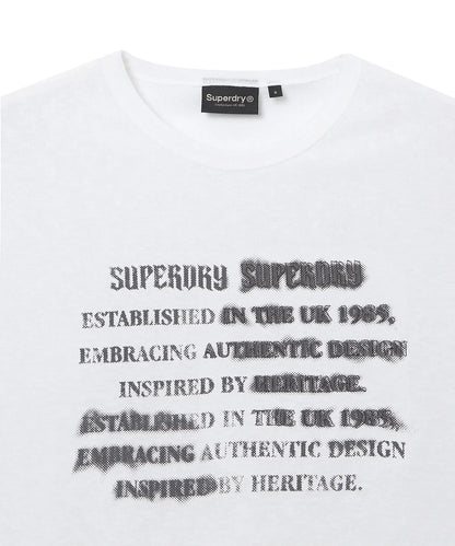 [Illit Pick] SUPERDRY Women's Vintage Lettering T-shirt