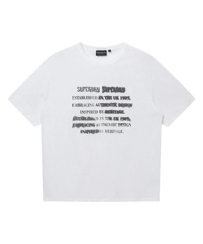 [Illit Pick] SUPERDRY Women's Vintage Lettering T-shirt