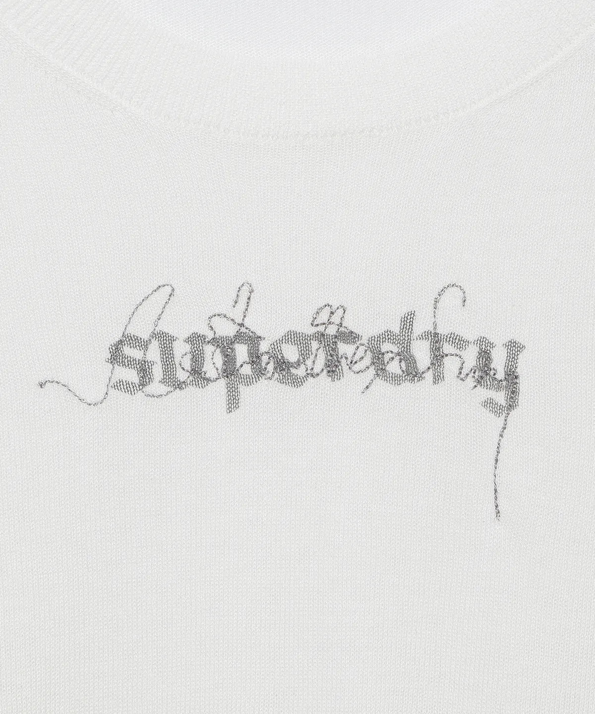 [Illit Pick] SUPERDRY Women's Linen Sweater White