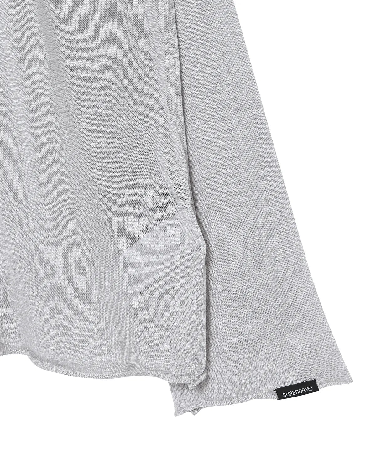 [Illit Pick] SUPERDRY Women's Linen Knit Long Sleeve Cool Grey