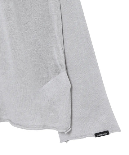 [Illit Pick] SUPERDRY Women's Linen Knit Long Sleeve Cool Grey