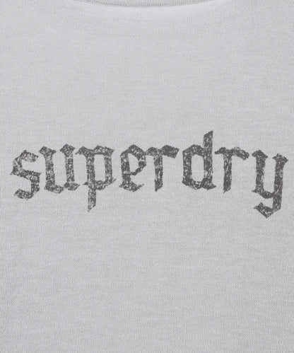 [Illit Pick] SUPERDRY Women's Linen Knit Long Sleeve Cool Grey