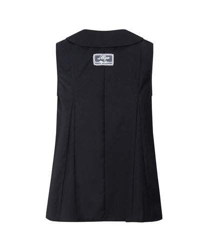 [SINGLE'S INFERNO KIM GO-EUN PICK] - ILLIGO Rope Flare Blouse