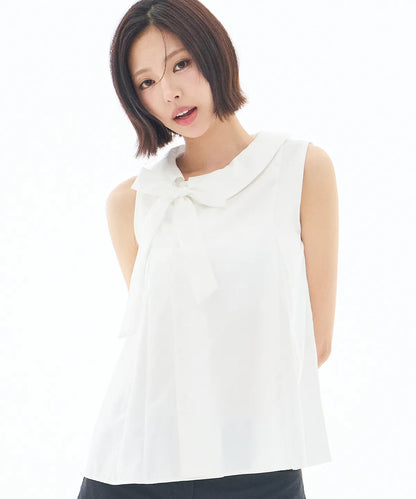 [SINGLE'S INFERNO KIM GO-EUN PICK] - ILLIGO Rope Flare Blouse