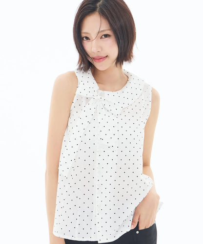 [SINGLE'S INFERNO KIM GO-EUN PICK] - ILLIGO Rope Flare Blouse