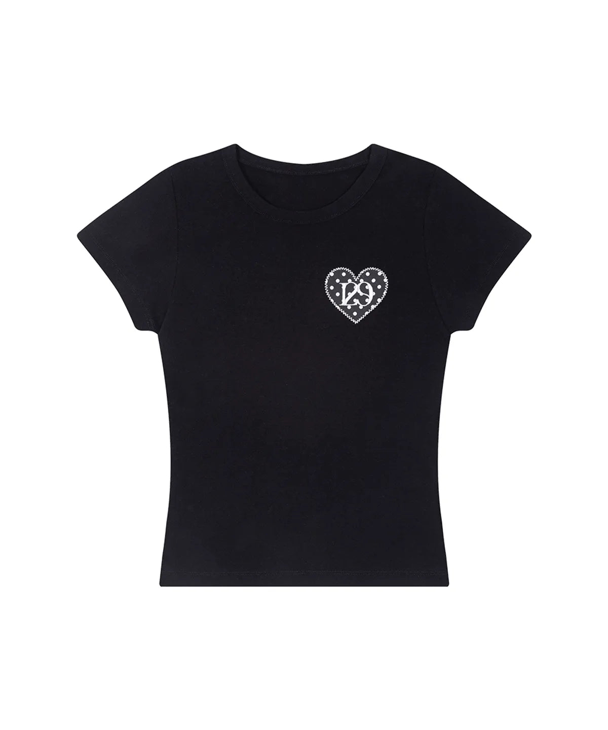 [SINGLE'S INFERNO KIM GO-EUN PICK] - ILLIGO 129 Dot Fitted T-Shirt