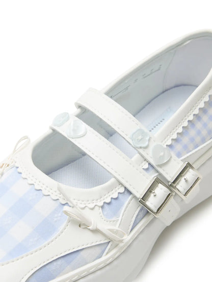 [Hearts2Hearts Ian Worn] Tuomio X FLCT Memento Patchwork Platform Mary jane Shoes