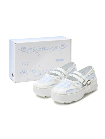[Hearts2Hearts Ian Worn] Tuomio X FLCT Memento Patchwork Platform Mary jane Shoes