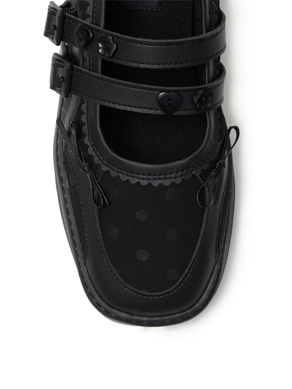 [Hearts2Hearts Ian Worn] Tuomio X FLCT Memento Patchwork Platform Mary jane Shoes