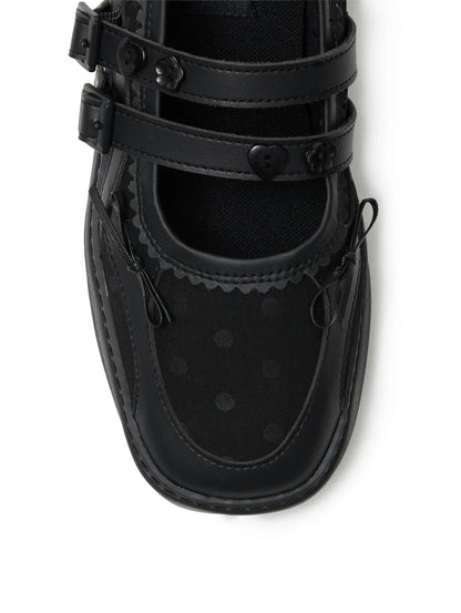[Hearts2Hearts Ian Worn] Tuomio X FLCT Memento Patchwork Platform Mary jane Shoes
