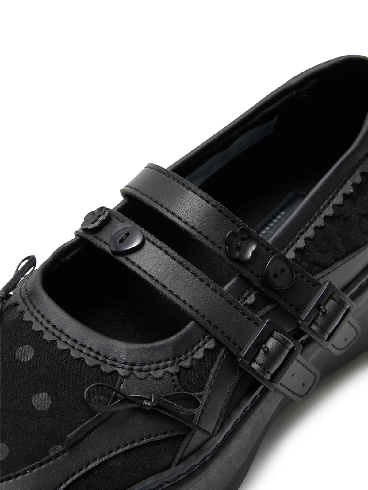 [Hearts2Hearts Ian Worn] Tuomio X FLCT Memento Patchwork Platform Mary jane Shoes