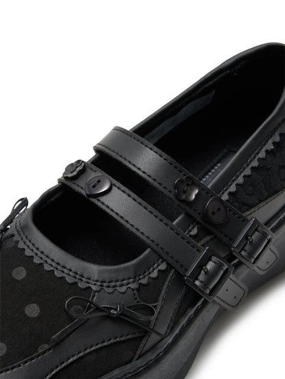 [Hearts2Hearts Ian Worn] Tuomio X FLCT Memento Patchwork Platform Mary jane Shoes