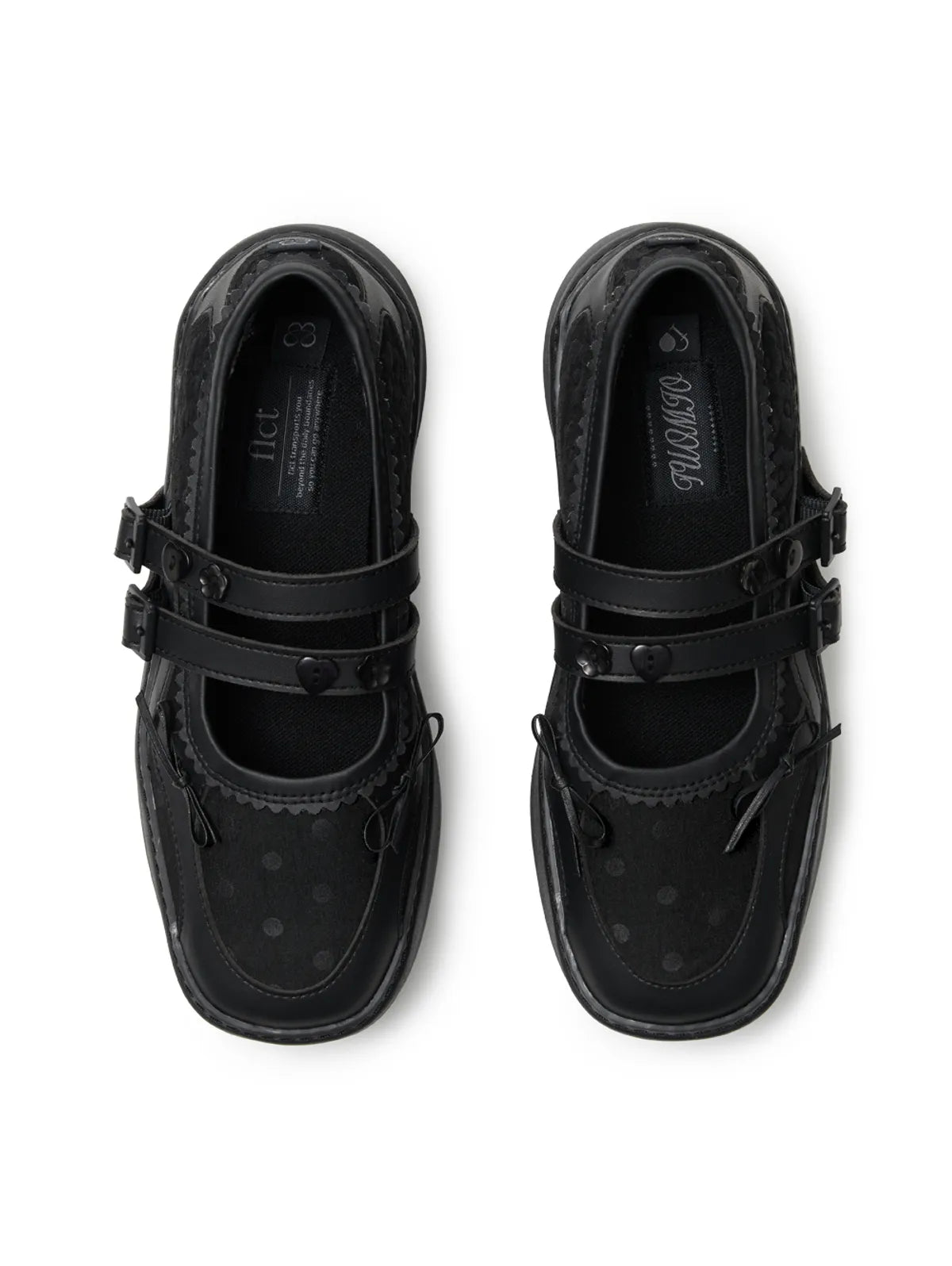 [Hearts2Hearts Ian Worn] Tuomio X FLCT Memento Patchwork Platform Mary jane Shoes