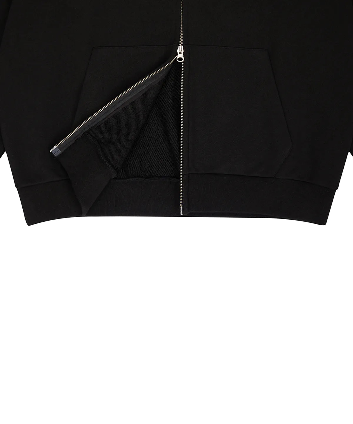 Yena X Luvistrue Zip-Up Hoodie - Black