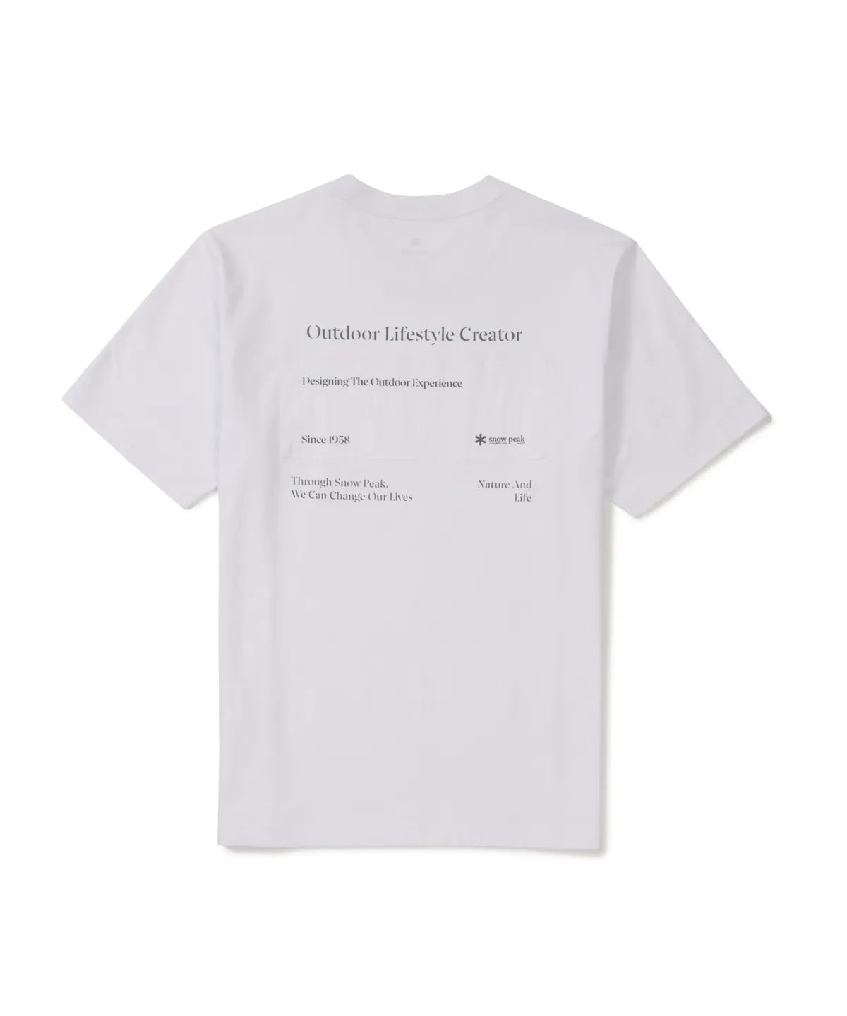 [BTS V Pick] 26SS Snow Peak Aerocool Lettering Woven Patch Short Sleeve T-shirt