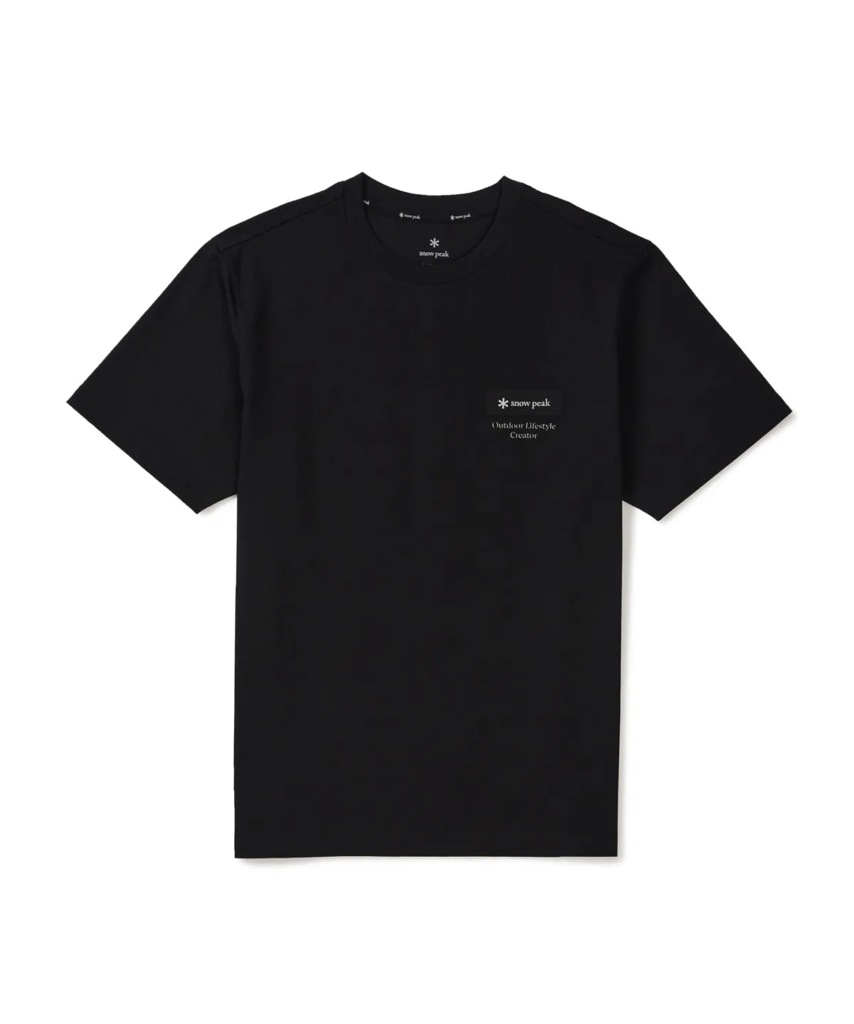 [BTS V Pick] 26SS Snow Peak Aerocool Lettering Woven Patch Short Sleeve T-shirt