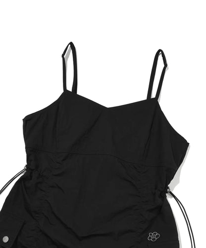 [Aespa Giselle Worn] 26SS Wacky Willy Women's Nylon Bustier Dress