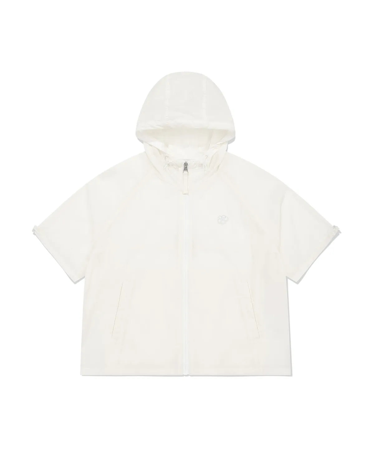 [Aespa Giselle Worn] Wacky Willy Women's Nylon Short Sleeve Windbreaker
