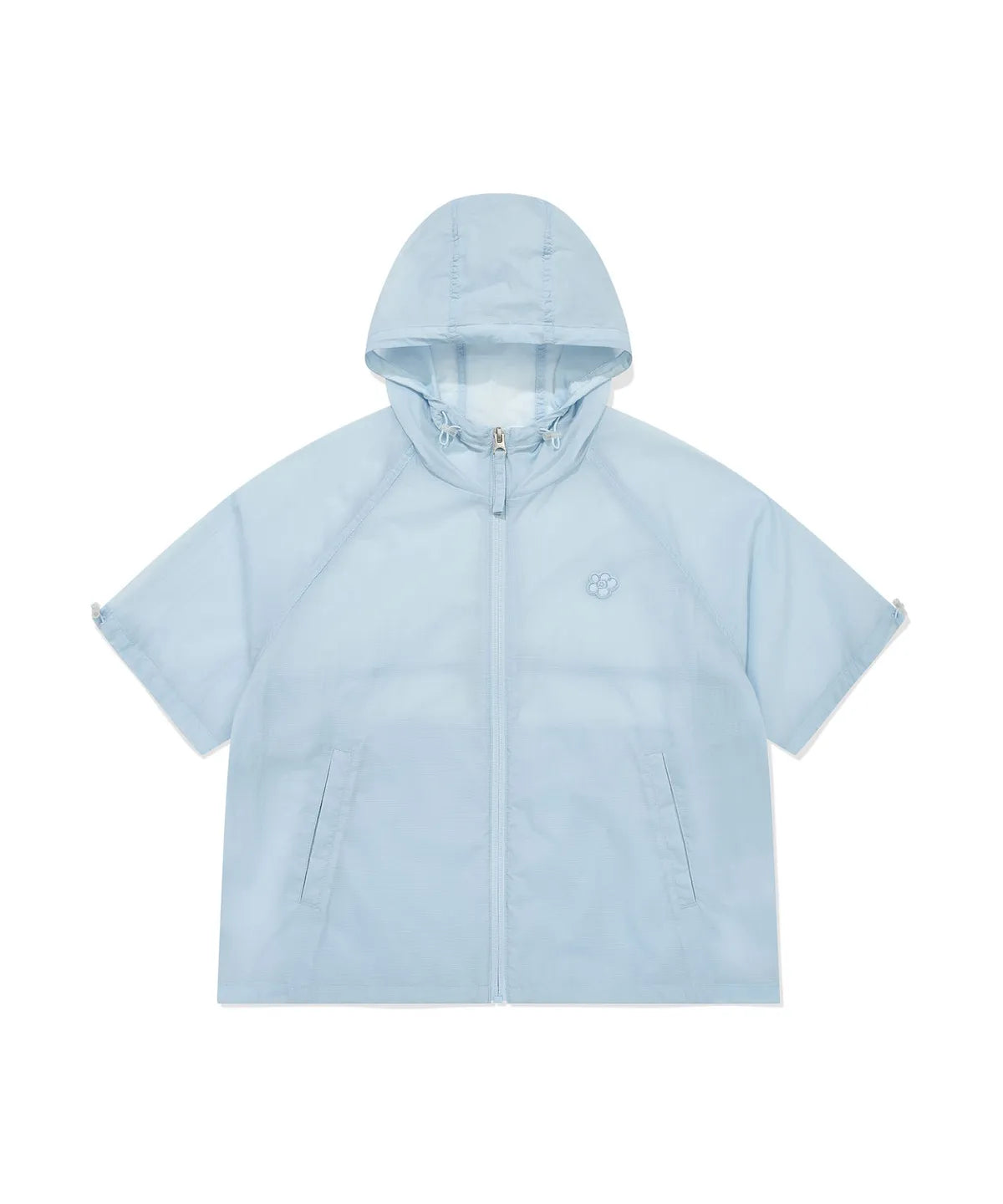 [Aespa Giselle Worn] Wacky Willy Women's Nylon Short Sleeve Windbreaker