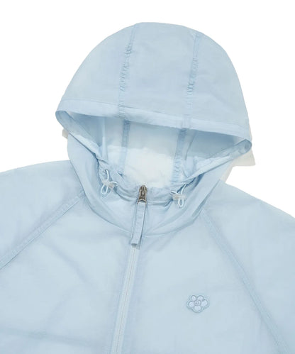 [Aespa Giselle Worn] Wacky Willy Women's Nylon Short Sleeve Windbreaker