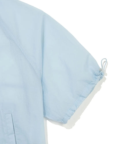 [Aespa Giselle Worn] Wacky Willy Women's Nylon Short Sleeve Windbreaker