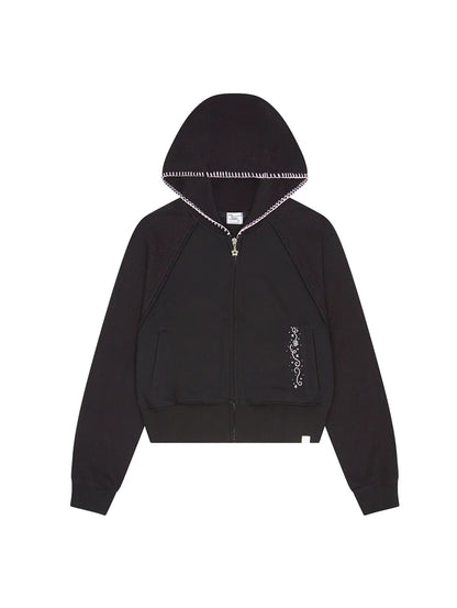 Tuomio X Sanrio Characters Usahana Zip-Up Hoodie