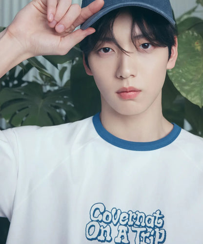 [TXT Soobin Worn] 26 Summer Covernat On a Trip Graphic Ringer T-shirt
