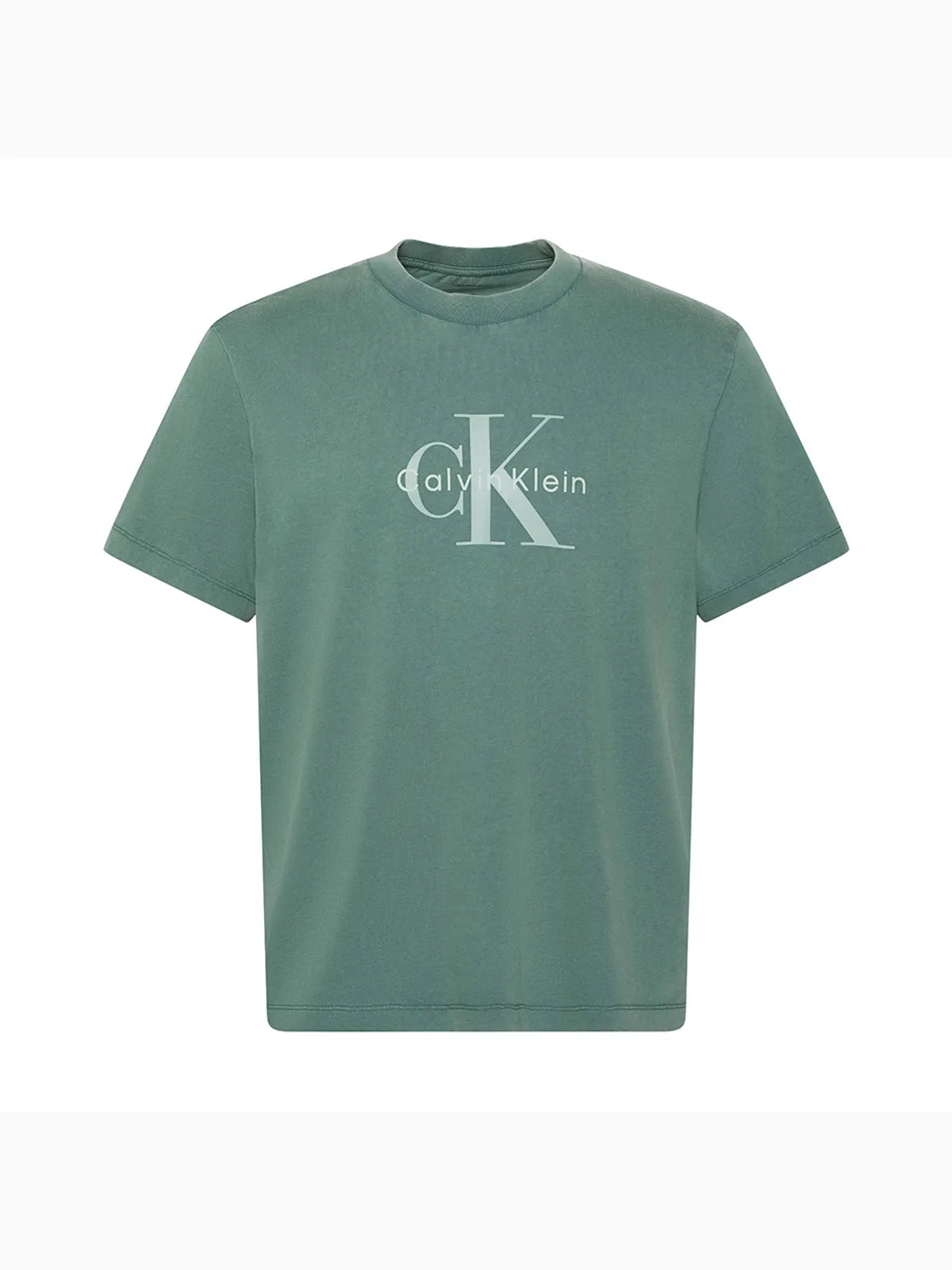 [TXT Yeonjun Worn] Calvin Klein Acid Wash Monologo Graphic Short Sleeve T-shirt