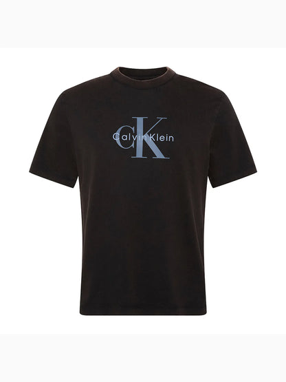 [TXT Yeonjun Worn] Calvin Klein Acid Wash Monologo Graphic Short Sleeve T-shirt