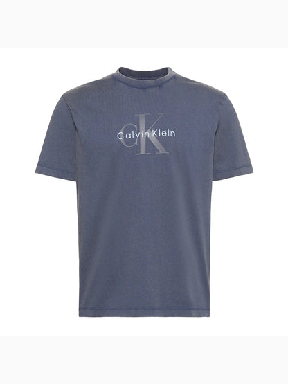 [TXT Yeonjun Worn] Calvin Klein Acid Wash Monologo Graphic Short Sleeve T-shirt