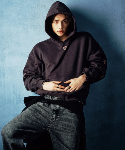 [Straykids Hyunjin Worn] 26SS Guess 2-Color Star Hoodie