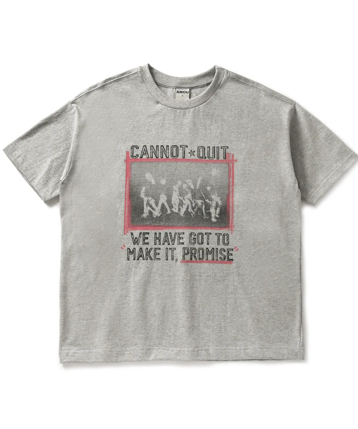 [Enhypen Sunoo Worn] AMOU Marking Box Half T-Shirts