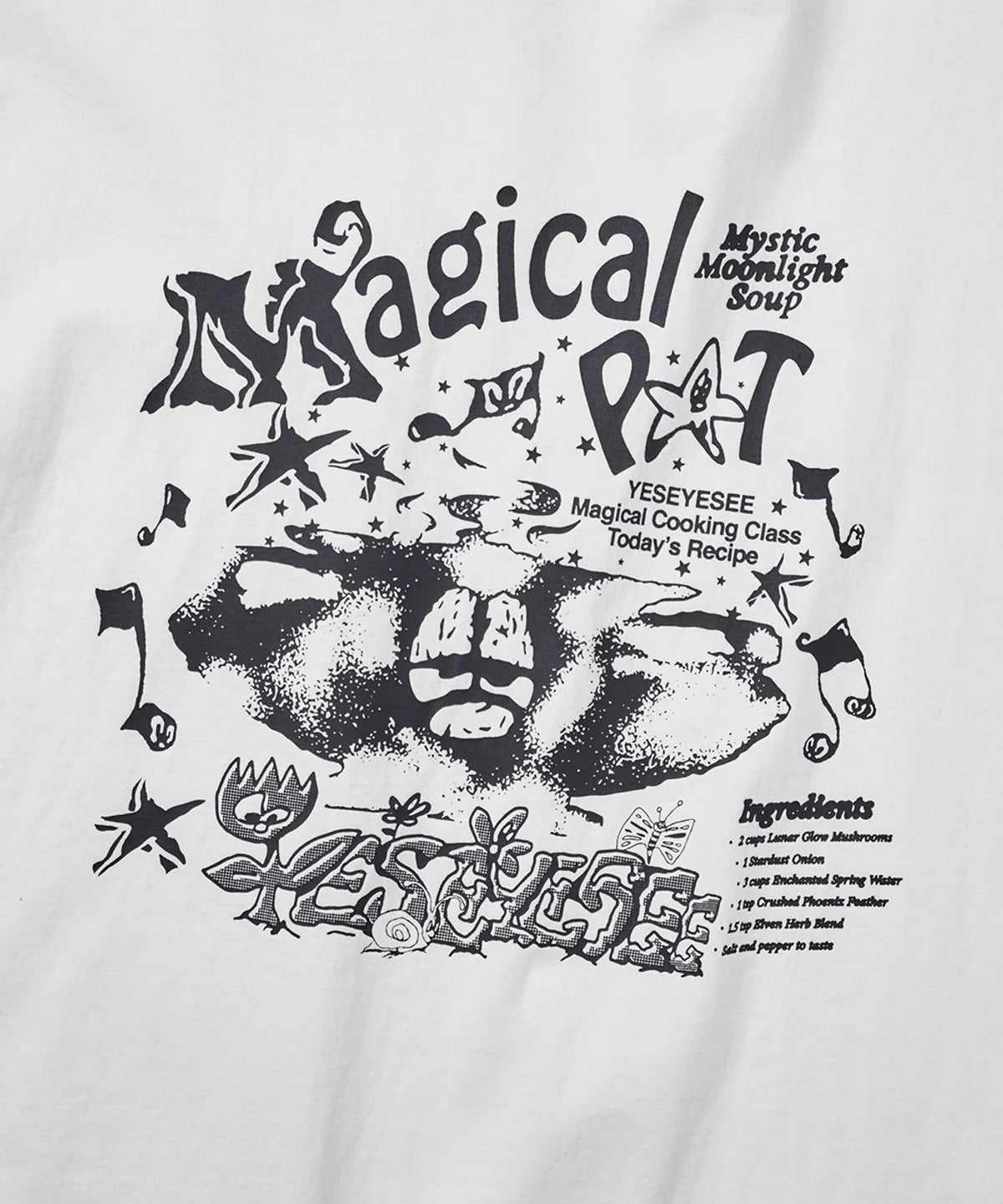 [KICKFLIP Juwang Worn] YESEYESEE YES Magical Tee