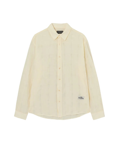 [Straykids Hyunjin Worn] 26SS Guess  2-Color Tone-on-Tone Check Shirt