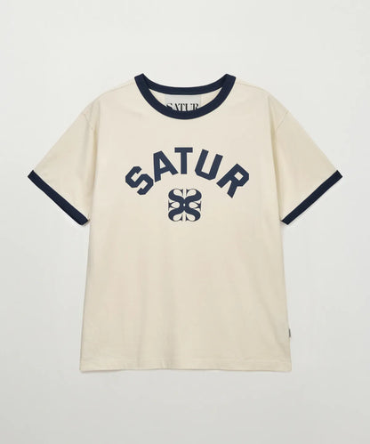 [Riize X Satur] 26 Summer  Arch Logo Ringer Short Sleeve T-shirt