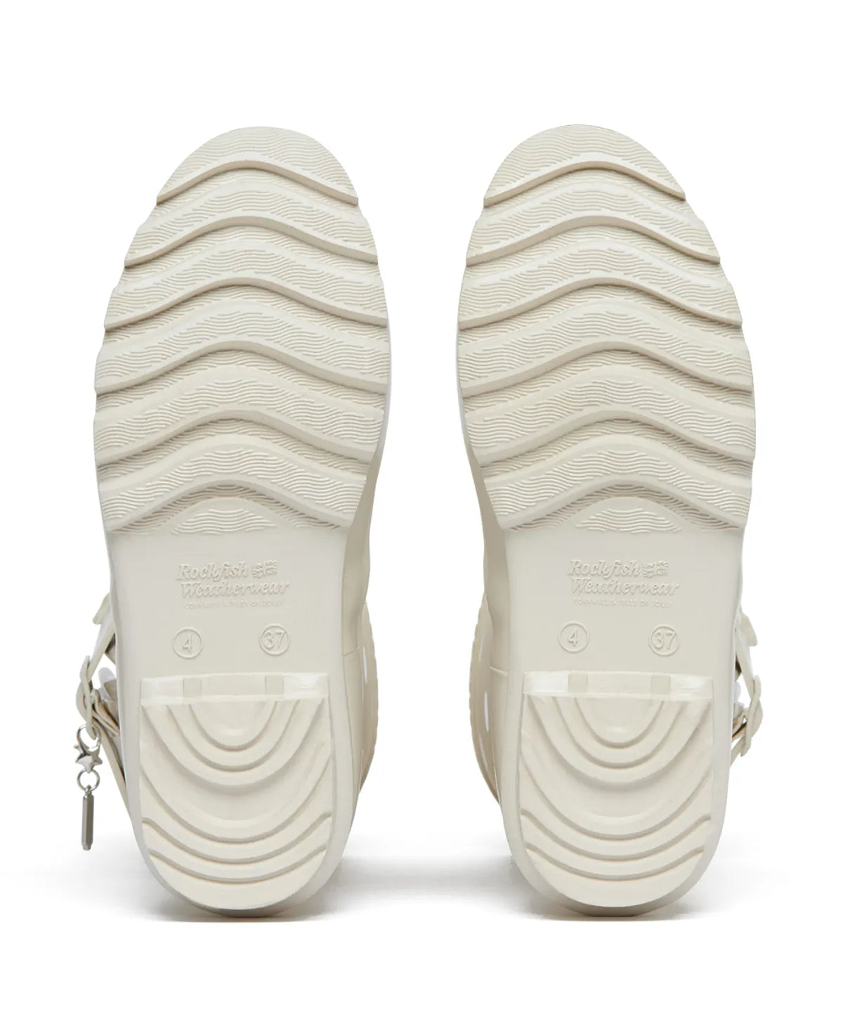 ILLIT x ROCKFISH WEATHERWEAR - ORIGINAL RAIN BOOTS SHORT DOT (IVORY)