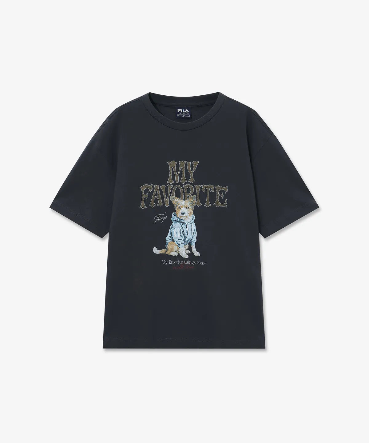 [Woodz Worn] Fila My T-Shirt (Unisex Semi-Oversized Fit)