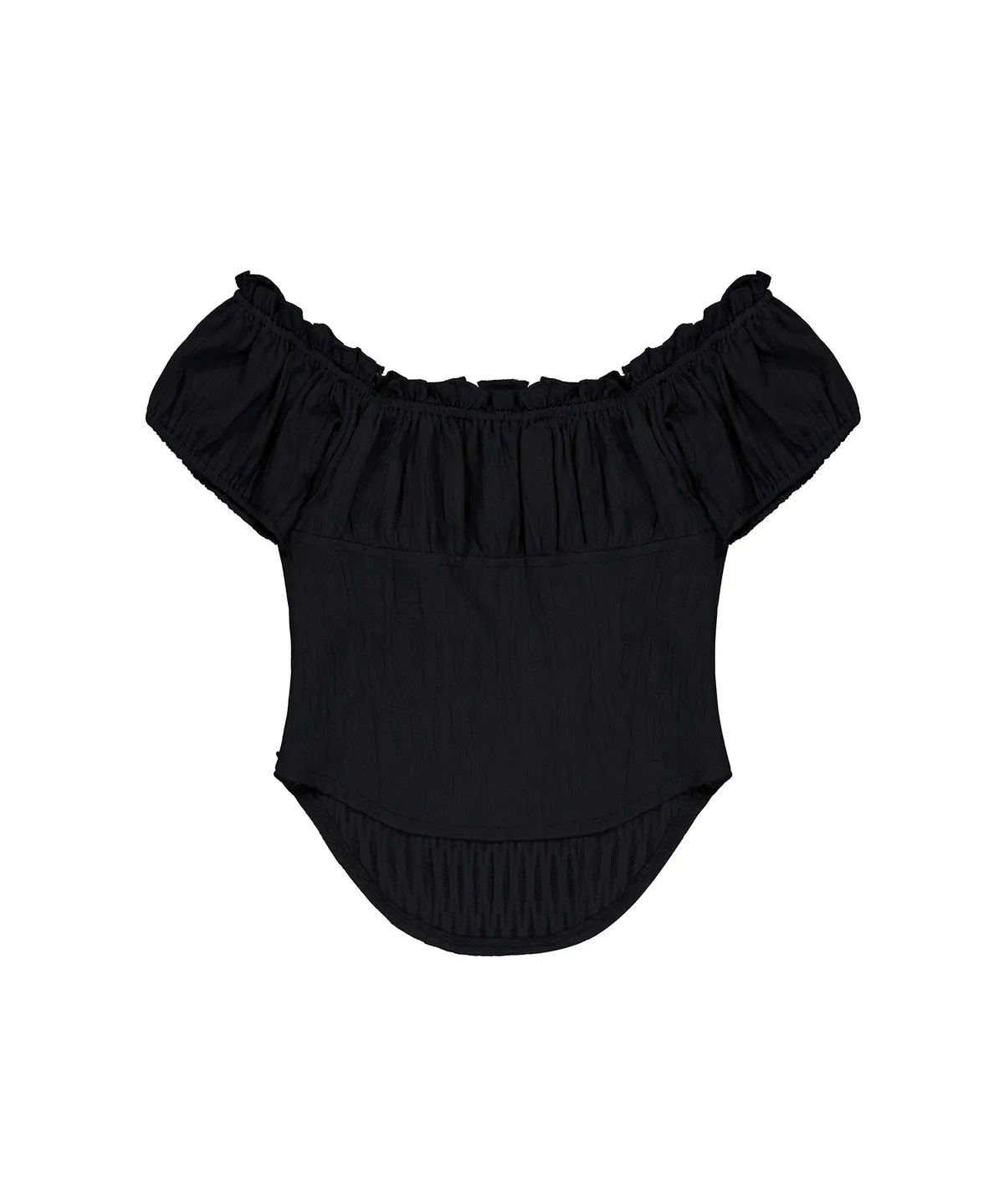 [Aespa Karina Worn] ROCKCAKE Curve Line Corset Blouse