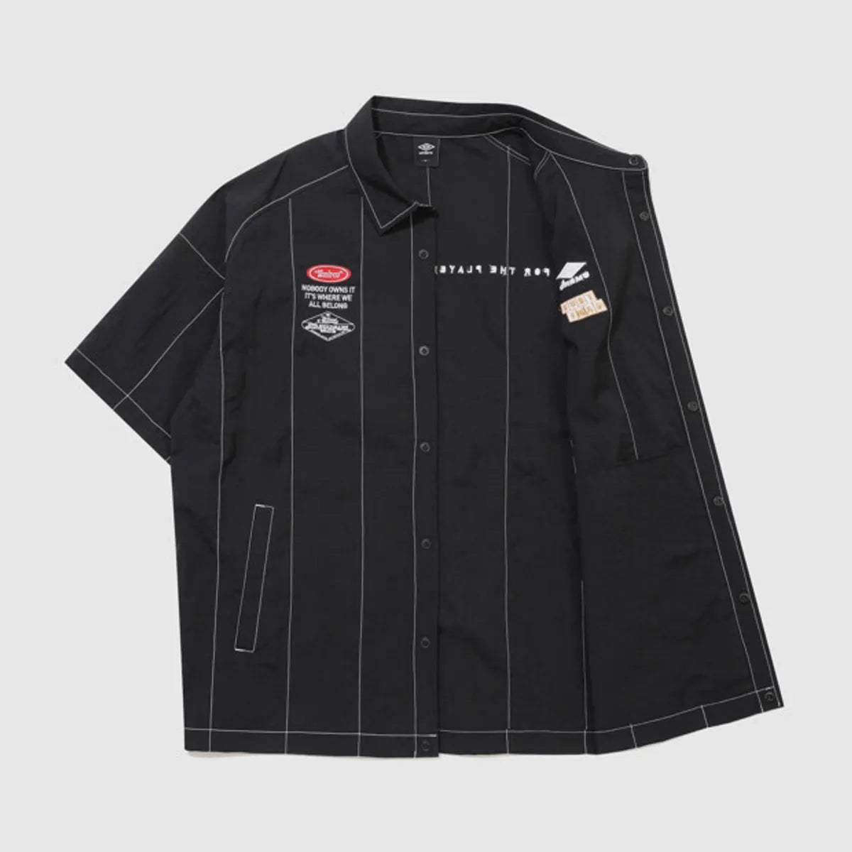 [TREASURE Asahi Pick] Umbro Crispy Taslan Short Sleeve Shirt