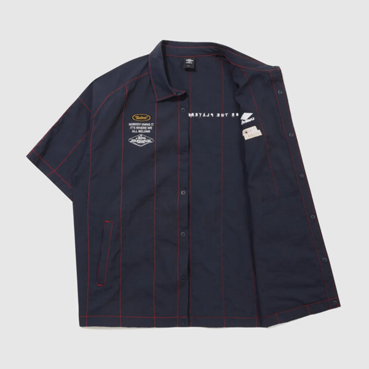 [TREASURE Asahi Pick] Umbro Crispy Taslan Short Sleeve Shirt
