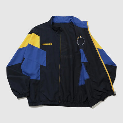 [UMBRO X NCT WISH] HBL OG Colorblock Stand Neck Windbreaker Jacket