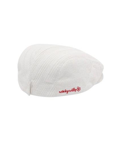 [Aespa Giselle Worn] Wacky Willy [LO.FL] Women's Hunting Cap White