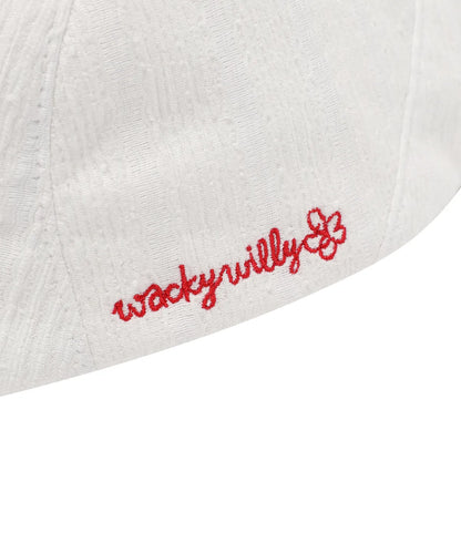 [Aespa Giselle Worn] Wacky Willy [LO.FL] Women's Hunting Cap White