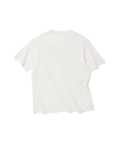 [Aespa Giselle Worn] Wacky Willy [LO.FL] Love Stitch Short Sleeve T-shirt White