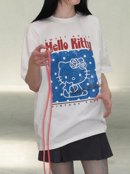 RAIVE X HELLO KITTY - Dot Graphic T-shirt